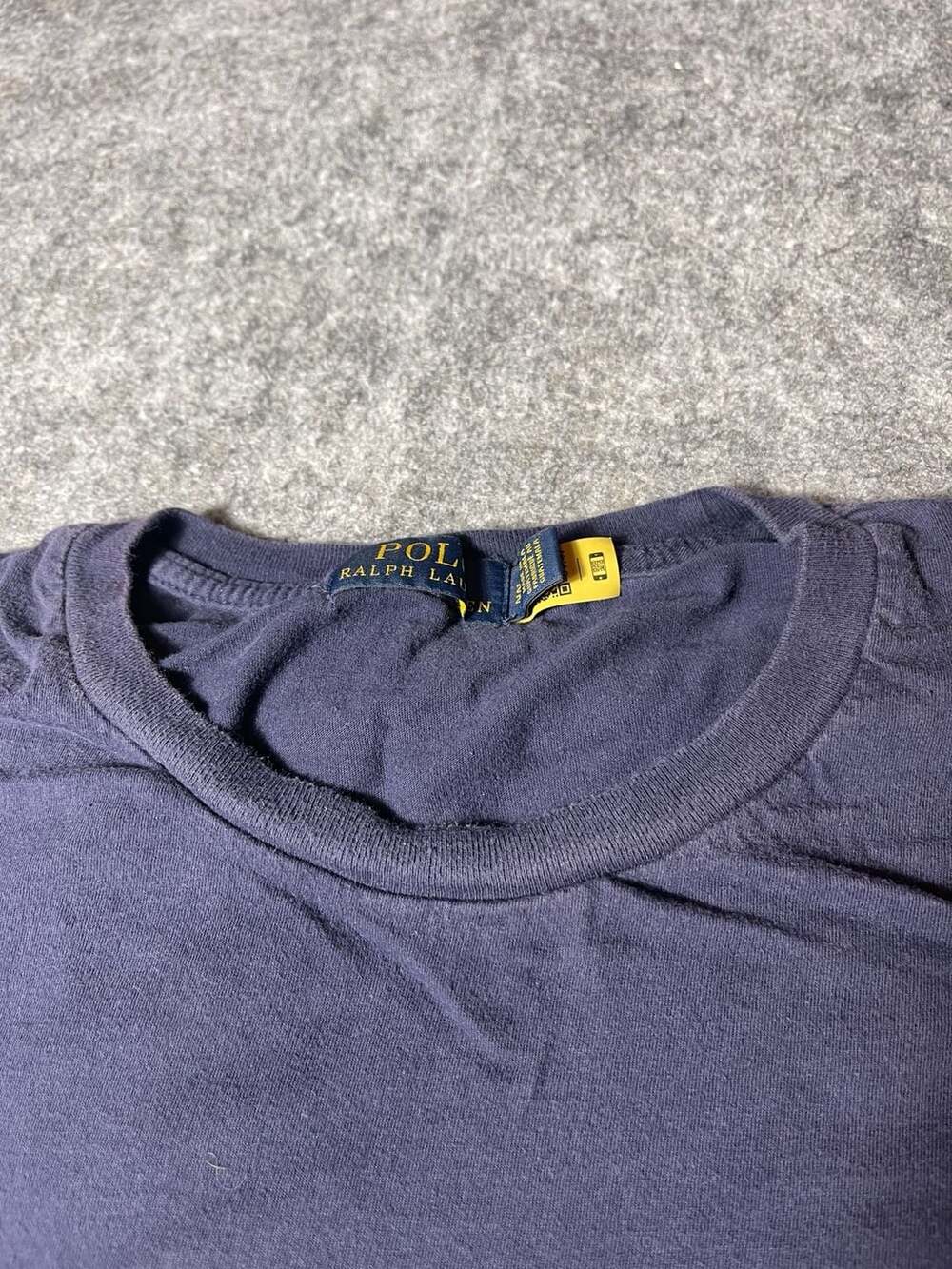 Polo Ralph Lauren Preppy Suit Polo Bear T-Shirt Navy Blue Size 2XL - Picture 6 of 7